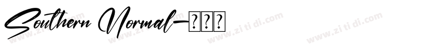 Southern Normal字体转换